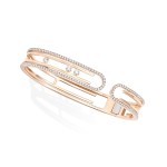 Messika - 10th Anniversary Move Pave Bangle Rose Gold